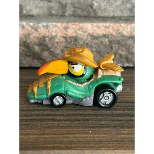 Angry Birds Go Telepods Toucan Kart Racer Toy Collectible 2013 Rovio Green & Yel